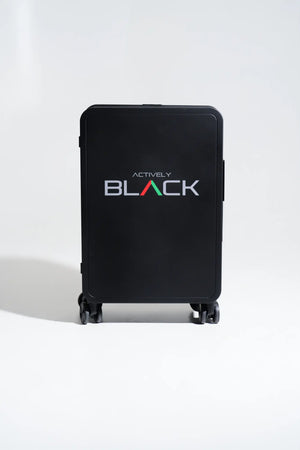 Actively Black Logo Carry-On Luggage