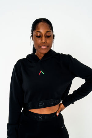 Women's Pinnacle Long Sleeve Crop Hoodie