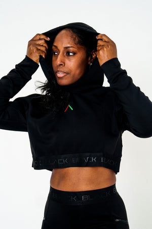Women's Pinnacle Long Sleeve Crop Hoodie
