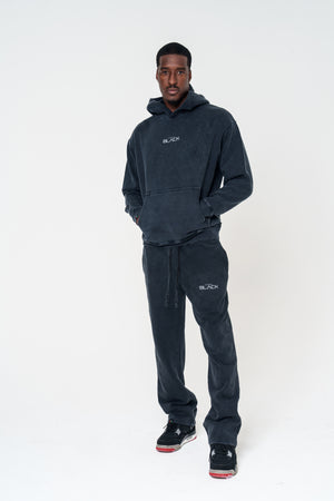 Unisex Actively Black Vintage Lifestyle Hoodie