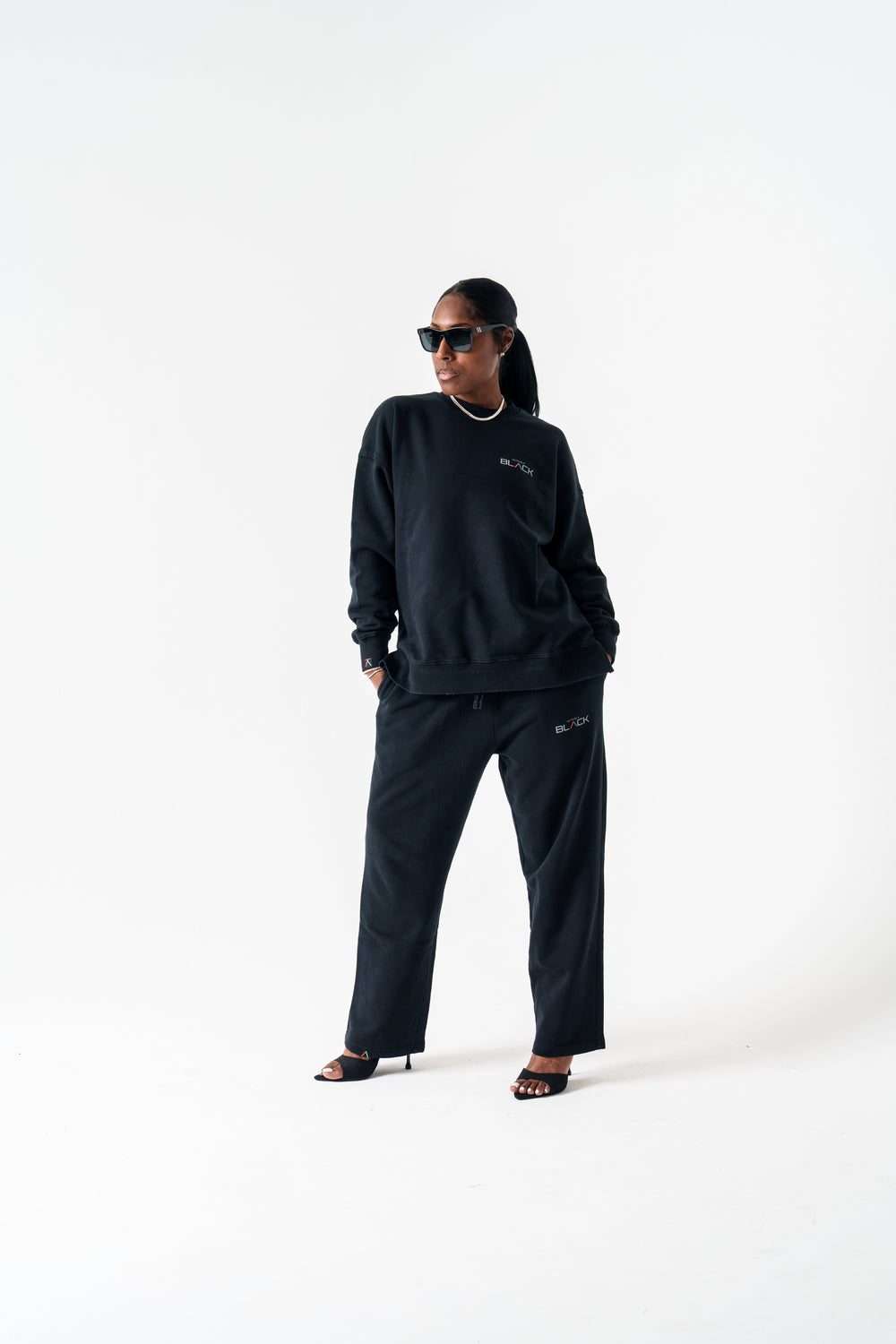 Unisex Actively Black Vintage Lifestyle Sweatpants