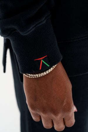 Unisex Actively Black Vintage Lifestyle Crewneck