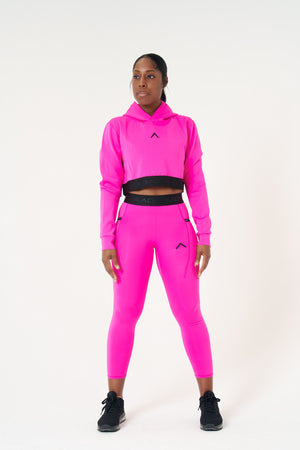 Women's Pinnacle Long Sleeve Crop Hoodie