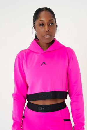 Women's Pinnacle Long Sleeve Crop Hoodie