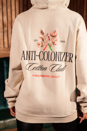 Actively Black Cotton Anti-Colonizer Hoodie