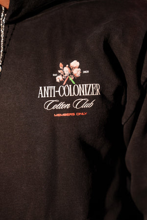 Actively Black Cotton Anti-Colonizer Hoodie