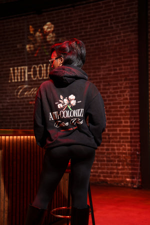 Actively Black Cotton Anti-Colonizer Hoodie