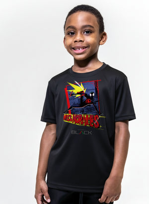 Miles Morales x Actively Black Web Shooter Shirt