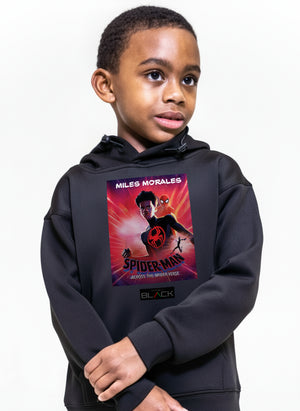 Miles Morales x Actively Black Collage Hoodie