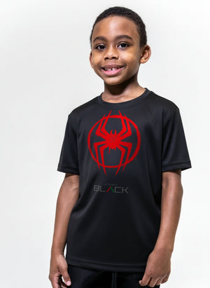 Miles Morales x Actively Black Logo Shirt