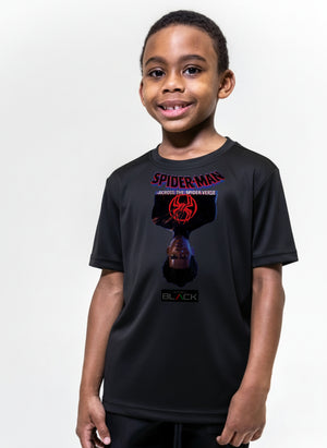 Miles Morales x Actively Black Upside Down Shirt