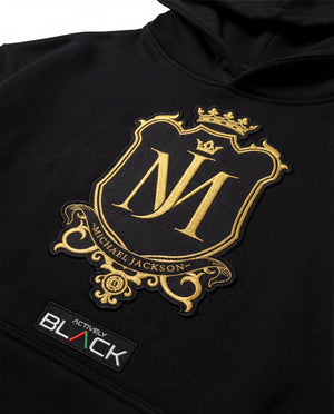 Michael Jackson x Actively Black Crest Hoodie