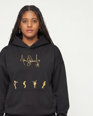 Michael Jackson x Actively Black Silhouette Hoodie