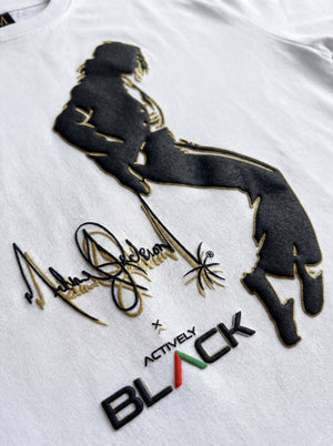 Michael Jackson x Actively Black Toe Stand Shirt
