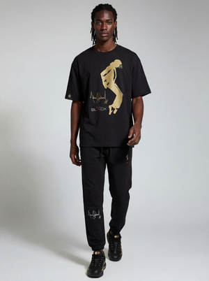 Michael Jackson x Actively Black Toe Stand Shirt