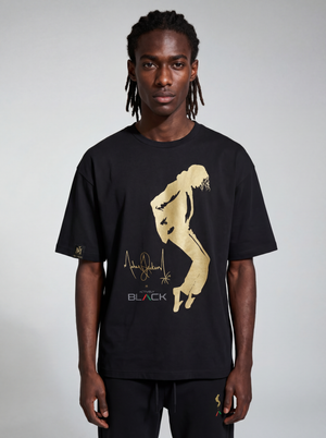 Michael Jackson x Actively Black Toe Stand Shirt