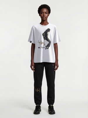 Michael Jackson x Actively Black Toe Stand Shirt