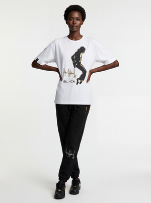 Michael Jackson x Actively Black Toe Stand Shirt