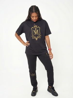 Michael Jackson x Actively Black Crest Shirt