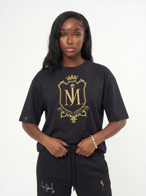 Michael Jackson x Actively Black Crest Shirt