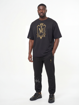 Michael Jackson x Actively Black Crest Shirt