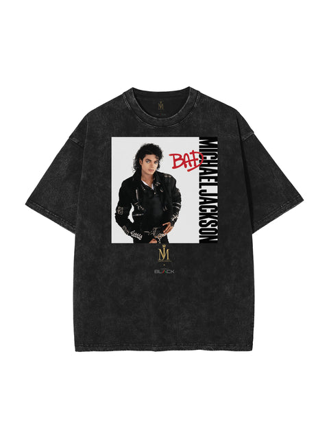 Actively Black x Bad Album Cover Vintage Tee