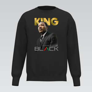 MLK x Actively Black KING Performance Tech Crewneck