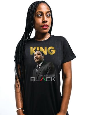 MLK x Actively Black KING Shirt
