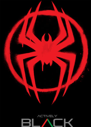 Miles Morales x Actively Black Logo Hoodie