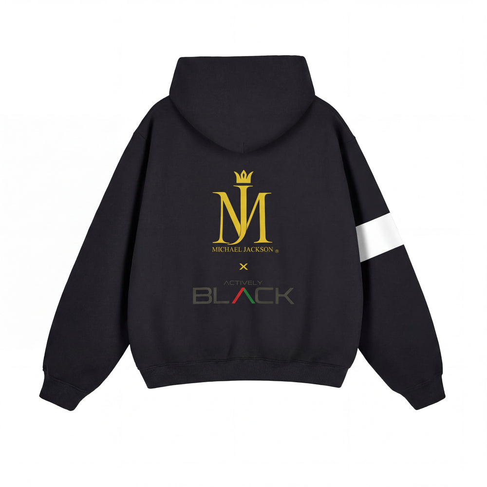 Michael Jackson x Actively Black Moonwalker Hoodie