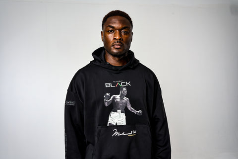 Unisex Ali x Actively Black G.O.A.T. Hoodie