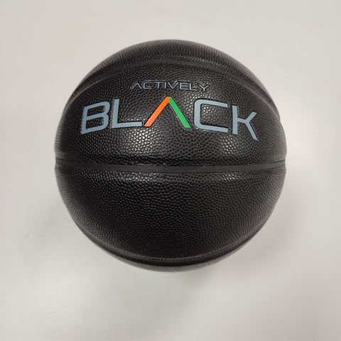 Actively Black Logo Basketball