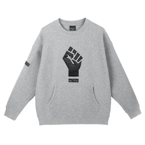 Unisex Black Fist Performance Tech Crewneck