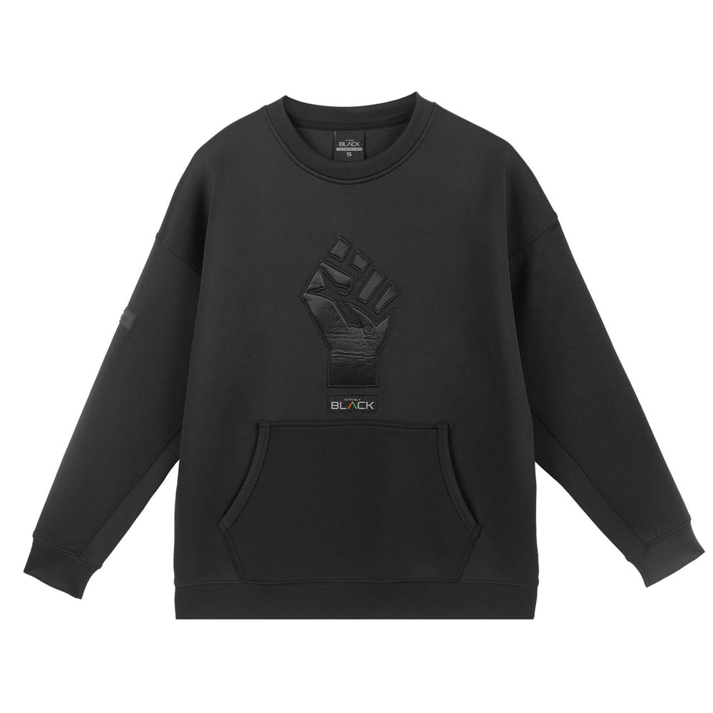 Unisex Black Fist Performance Tech Crewneck