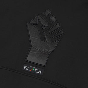 Unisex Black Fist Performance Tech Hoodie