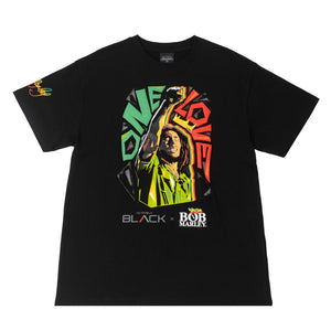 Bob Marley x Actively Black One Love Shirt