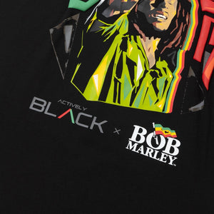 Bob Marley x Actively Black One Love Shirt