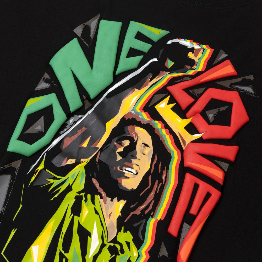 Bob Marley x Actively Black One Love Shirt
