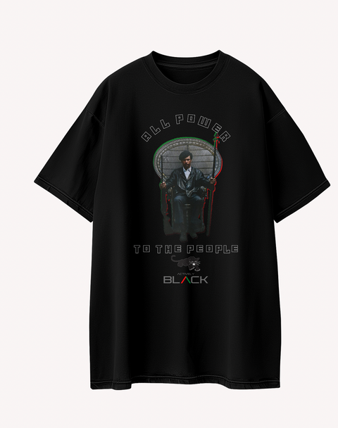 Huey Newton x Actively Black Shirt