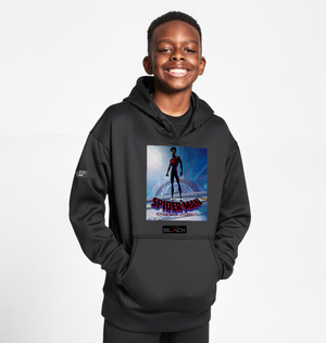 Miles Morales x Actively Black Poster Hoodie