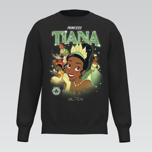 Adult Princess Tiana Collage Performance Tech Crewneck