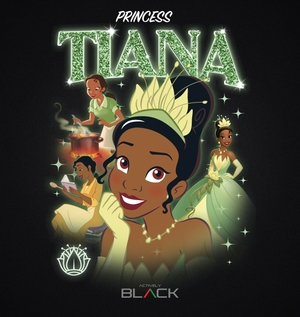 Women's Princess Tiana Collage Performance Shirt