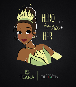 Youth Princess Tiana Hero Performance Tech Crewneck