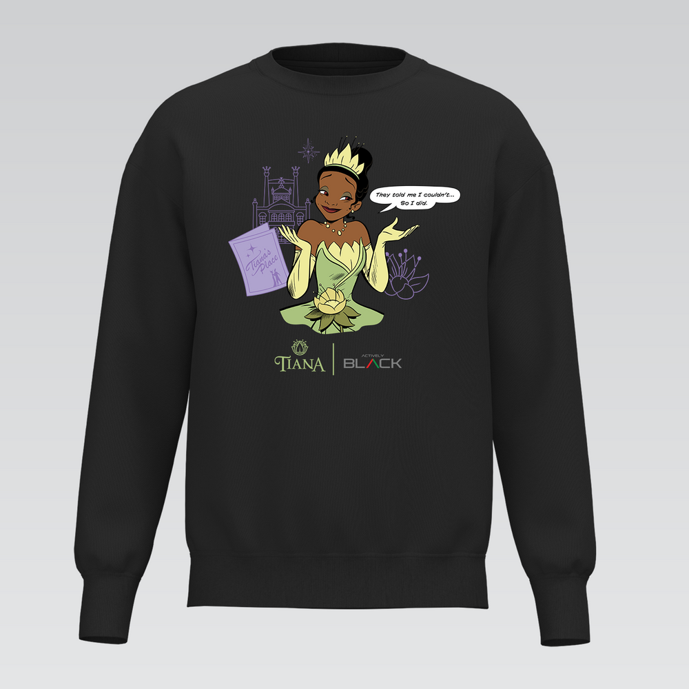 Adult Princess Tiana "So I Did" Performance Tech Crewneck