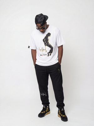Michael Jackson x Actively Black Toe Stand Shirt