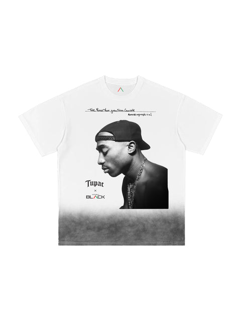 Tupac x Actively Black Rose That Grew From Concrete Shirt