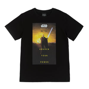 Star Wars™ | Actively Black Mace Windu Awaken Your Power Lifestyle Tee