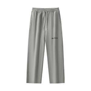 Actively Black Logo Vintage Washed Fleece Sweatpants