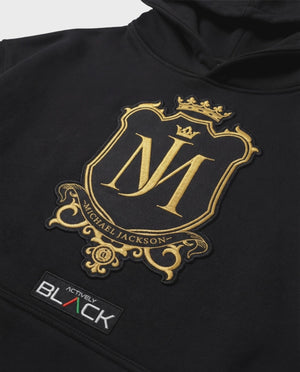 Michael Jackson x Actively Black Crest Hoodie