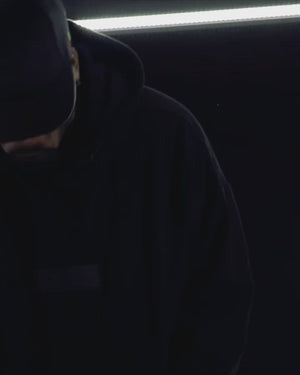 Men's Rubber Patch Fleece Hoodie